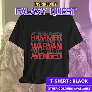 Maglietta Grabthar's Hammer: maglietta ispirata al film di fantascienza - cotone unisex
