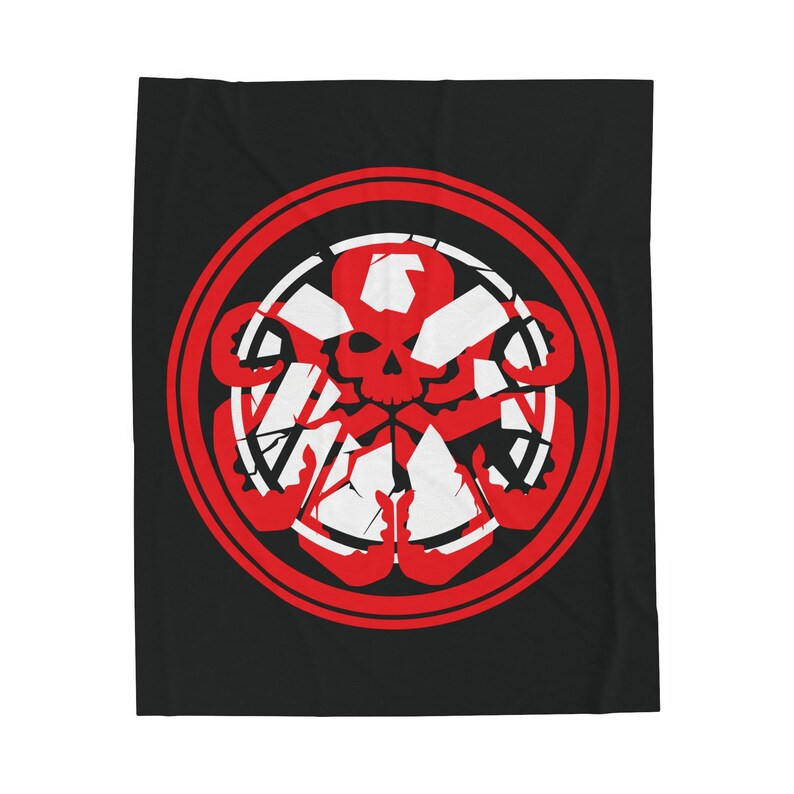Marvel Hydra Schild Takeover Decke | Samt-Plüsch-Decke Bild 4