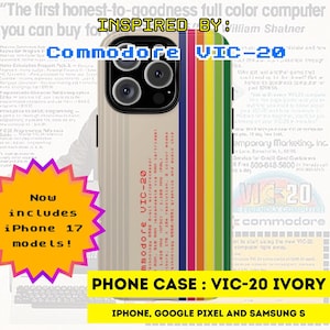 Commodore VIC-20 Inspired Phone Case: Retro Gaming Cover