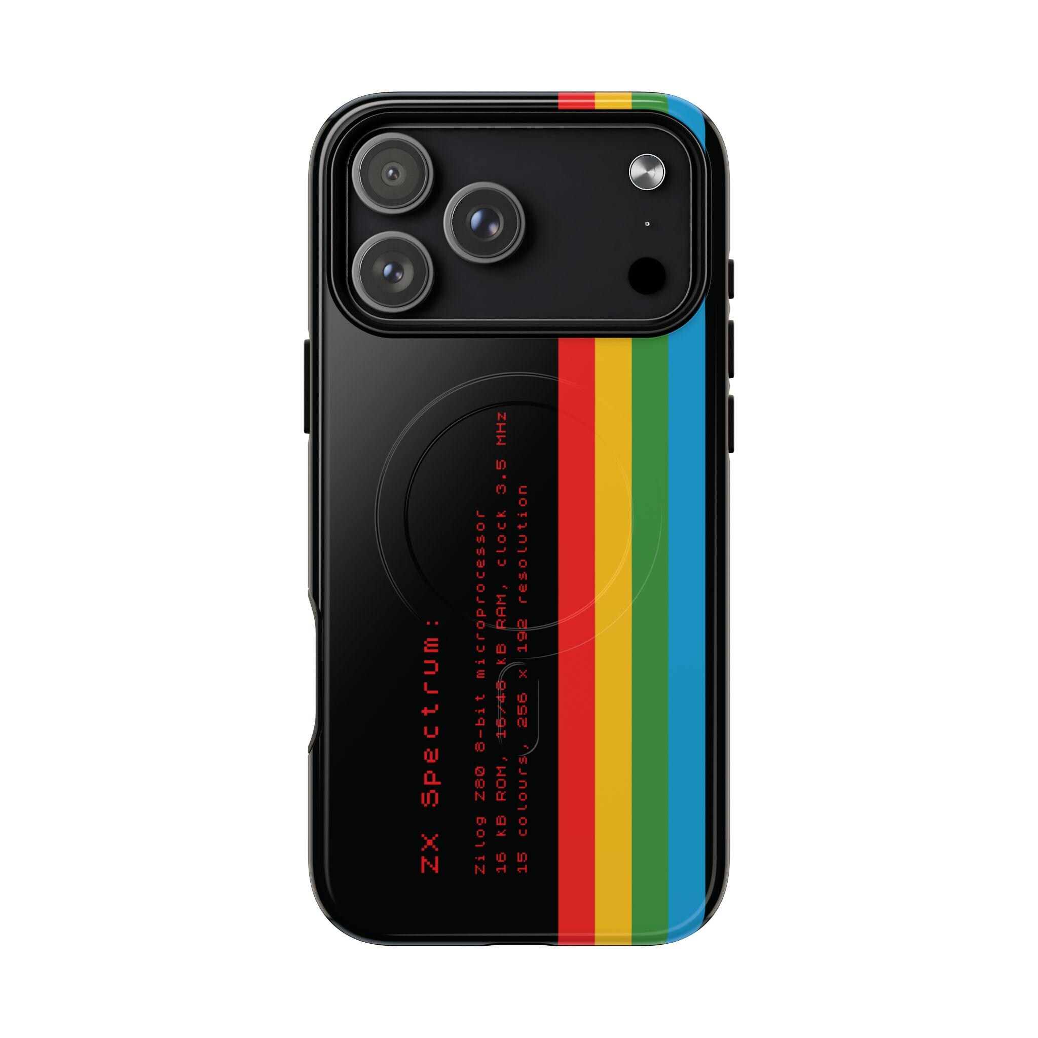 ZX Spectrum iPhoneケース：レトロ8ビットコンピュータ - Magsafe対応