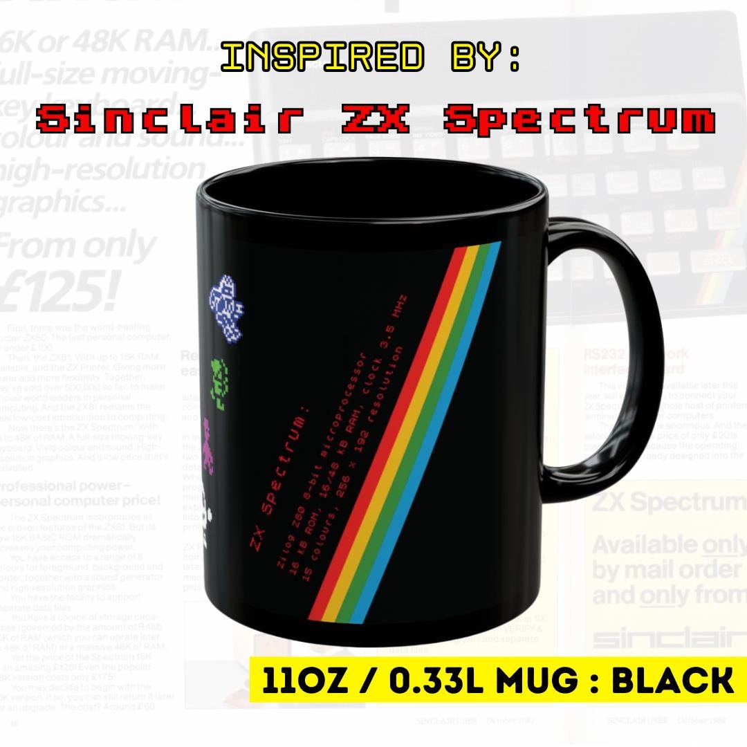 その他 40 Sinclair ZX Spectrum Mug: Retro Gaming Fan Gift (11oz) - Etsy Israel
