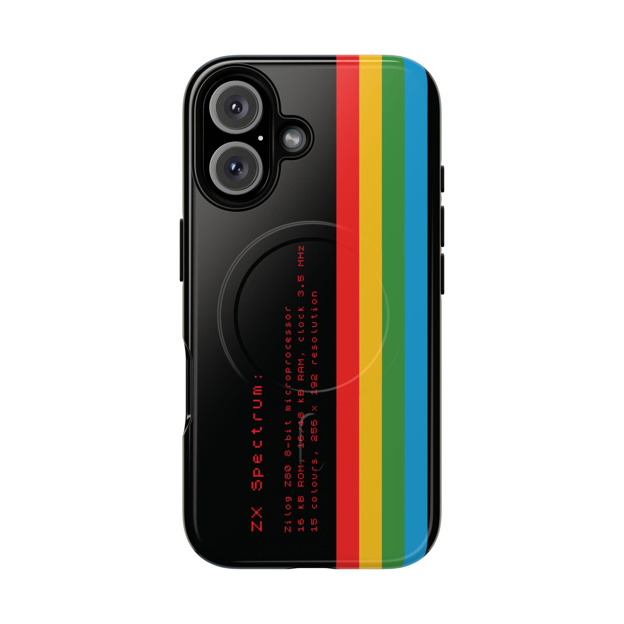 ZX Spectrum iPhoneケース：レトロ8ビットコンピュータ - Magsafe対応