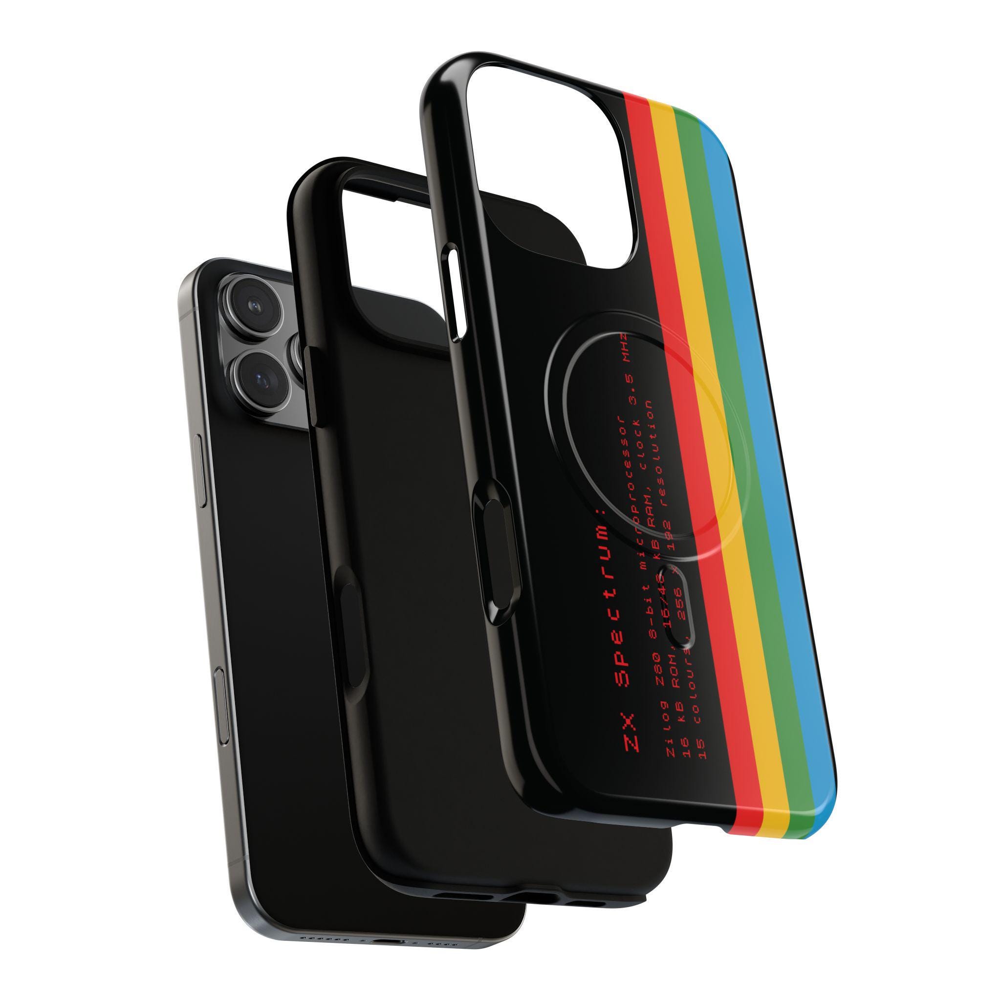コンピュータ・IT iPhone 8 ZX Spectrum iPhoneケース：レトロ8ビットコンピュータ - Magsafe対応