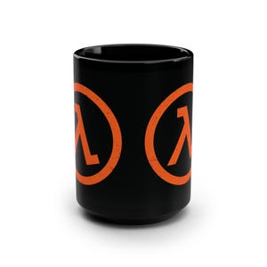 Half-Life Lambda Video Game Mug: Geeky Gamer Gift (15oz) image 3