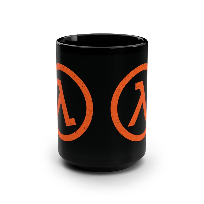 Half-Life Lambda Video Game Mug: Geeky Gamer Gift (15oz) image 3