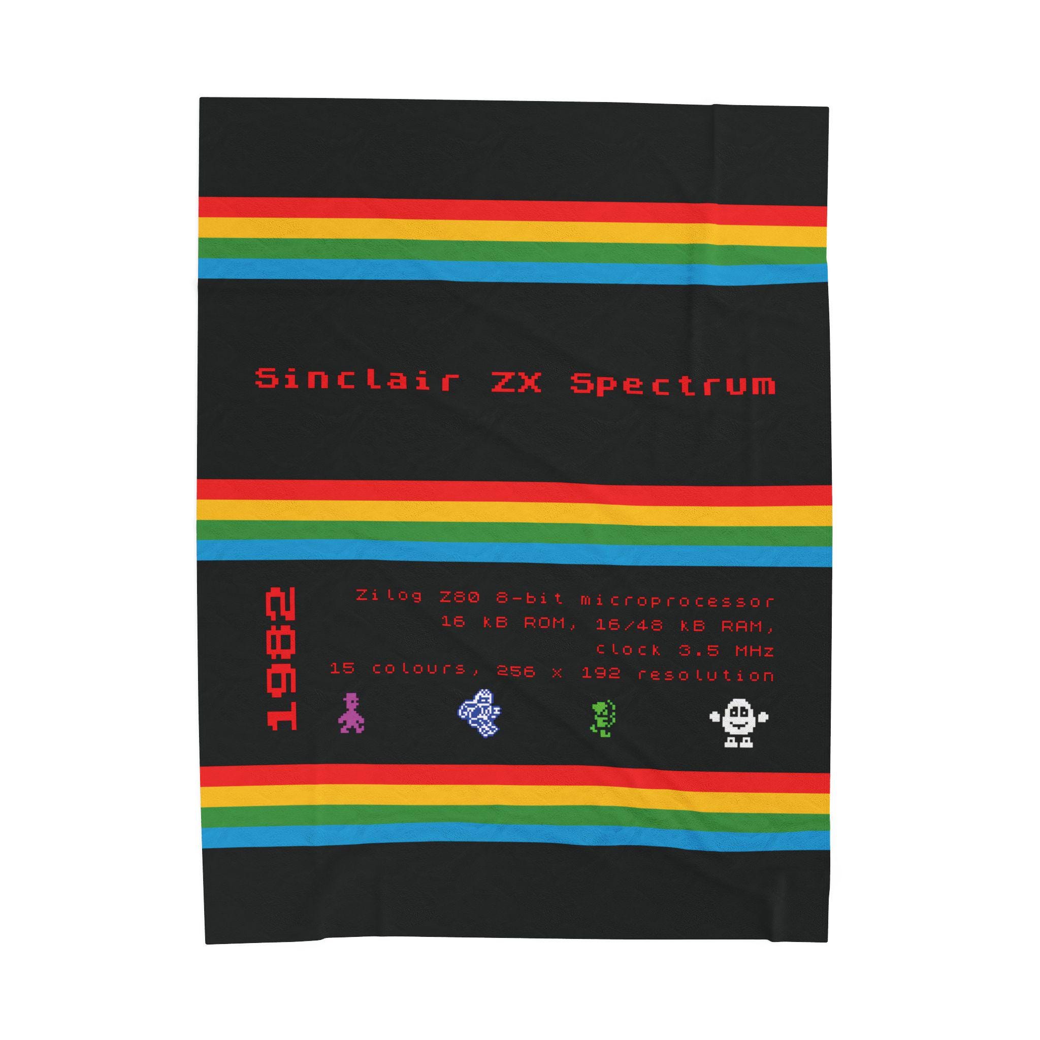 専用 ブランケット シンクレア ZX スペクトラム プラッシュブランケット：レトロゲーム用