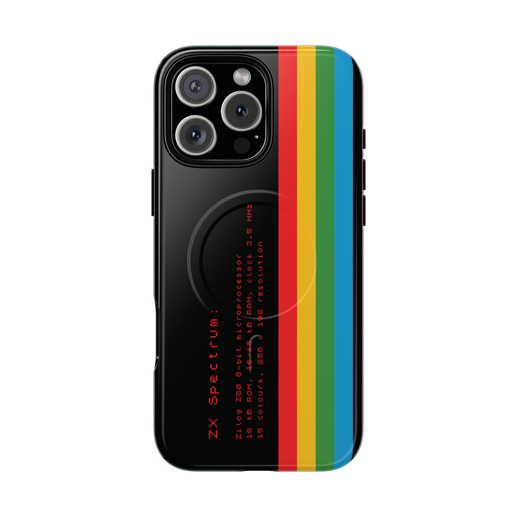 ZX Spectrum iPhoneケース：レトロ8ビットコンピュータ - Magsafe対応