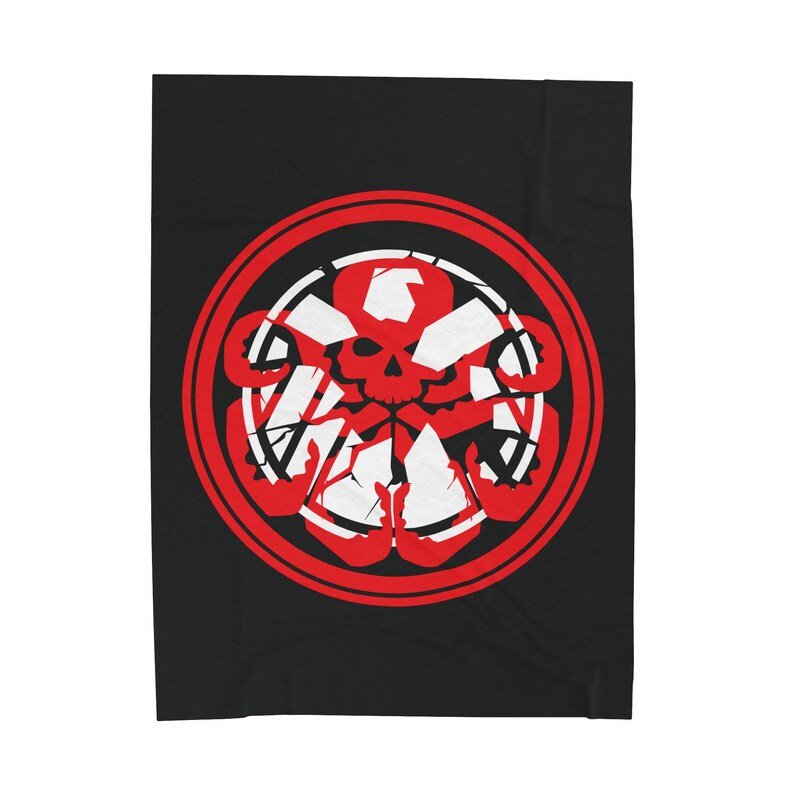 Marvel Hydra Schild Takeover Decke | Samt-Plüsch-Decke Bild 5