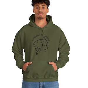 Carp Fishing Hoodie, Birthday Gift for Him, funny fishing Hoody Unisex Heavy Blend™ Hooded Sweatshirt