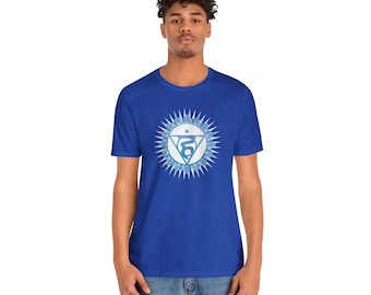 Halschakra Unisex Kurzarm T-Shirt