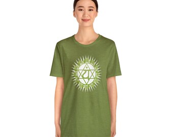 Herz Chakra Unisex Kurzarm T-Shirt