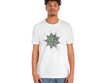 Trichocereus Cactus T-Shirt Wachuma San Pedro Unisex Short Sleeve Tee T Shirt