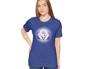 Drittes Auge Chakra Unisex Kurzarm T-Shirt