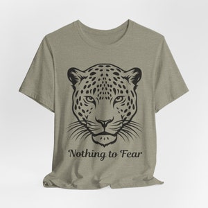 Jaguar Shamanic Directions Design Shirt Shaman Clothing Jaguar Fears Archetype West tshirt 4 Directions Jaguar Nothing To Fear T Shirt