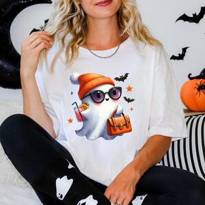 Cute Ghost Shirt, Funny Spooky Shirt, Womens Ghost Shirt, Spooky Season, Halloween Party Shirt, Fall Ghost Shirt
