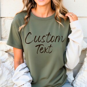 Custom Shirts, Custom Text Shirt, Custom T-shirt, Personalized T-Shirt, Personalized Shirt, Custom Unisex Shirts
