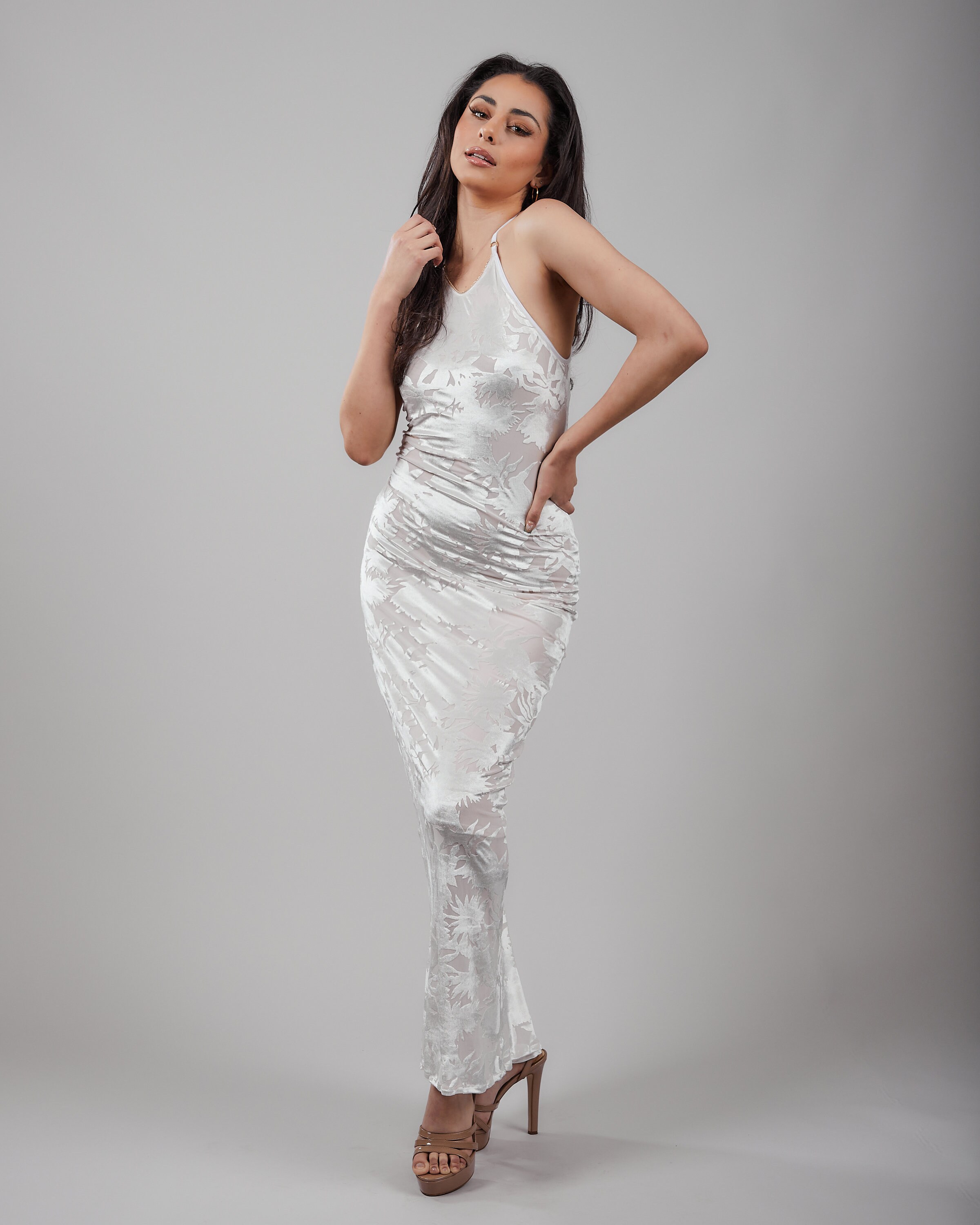 Monsoon Bias Cut Burnout Dress | 6-10