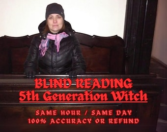 Video Clairvoyant Psychic Reading Same Day, Blind Reading, Channeled Message from Spirits,  Medium Ritual by Afina