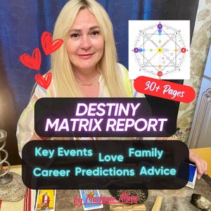 Análisis detallado de la Matriz del Destino del Alma, Lectura de la Carta Astral, Lectura del Tarot Astrológico, Lectura del Informe Numerológico