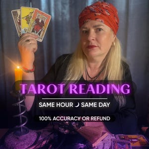 Detailed Tarot, Same Hour Reading, Psychic Reading, Immediate Insights, Tarot Advice, Spiritual Guidance