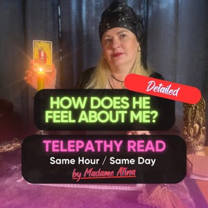 Relationship Insights With Psychic Reading, How Does He Feel About Me?, Telepathy Reading, Love Insight, Same Day Reading