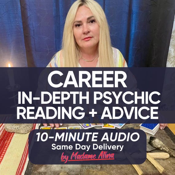 Career Specific Insights Same Day, Tarot Reading, Career Tarot Job Reading, Work Reading, Career Path, Success Future Career (PDF + Audio)