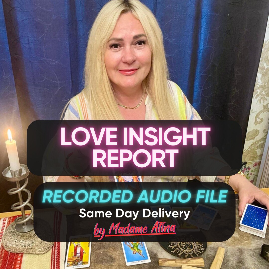 Love Insight Report PDF Audio Relationship Guidance Tarot Reading 