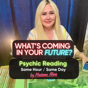 Predicción detallada del futuro, lectura psíquica el mismo día, pronóstico preciso del tarot, lectura de lo que viene, mensaje psíquico rápido