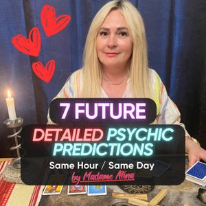 Detailed 7 Psychic Predictions, Same Day Answers, Fortune Telling, Tarot Predictions, Psychic Future Reading, Medium Clairvoyant Reading