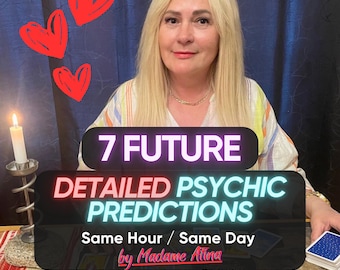 Detailed 7 Psychic Predictions, Same Day Answers, Fortune Telling, Tarot Predictions, Psychic Future Reading, Medium Clairvoyant Reading