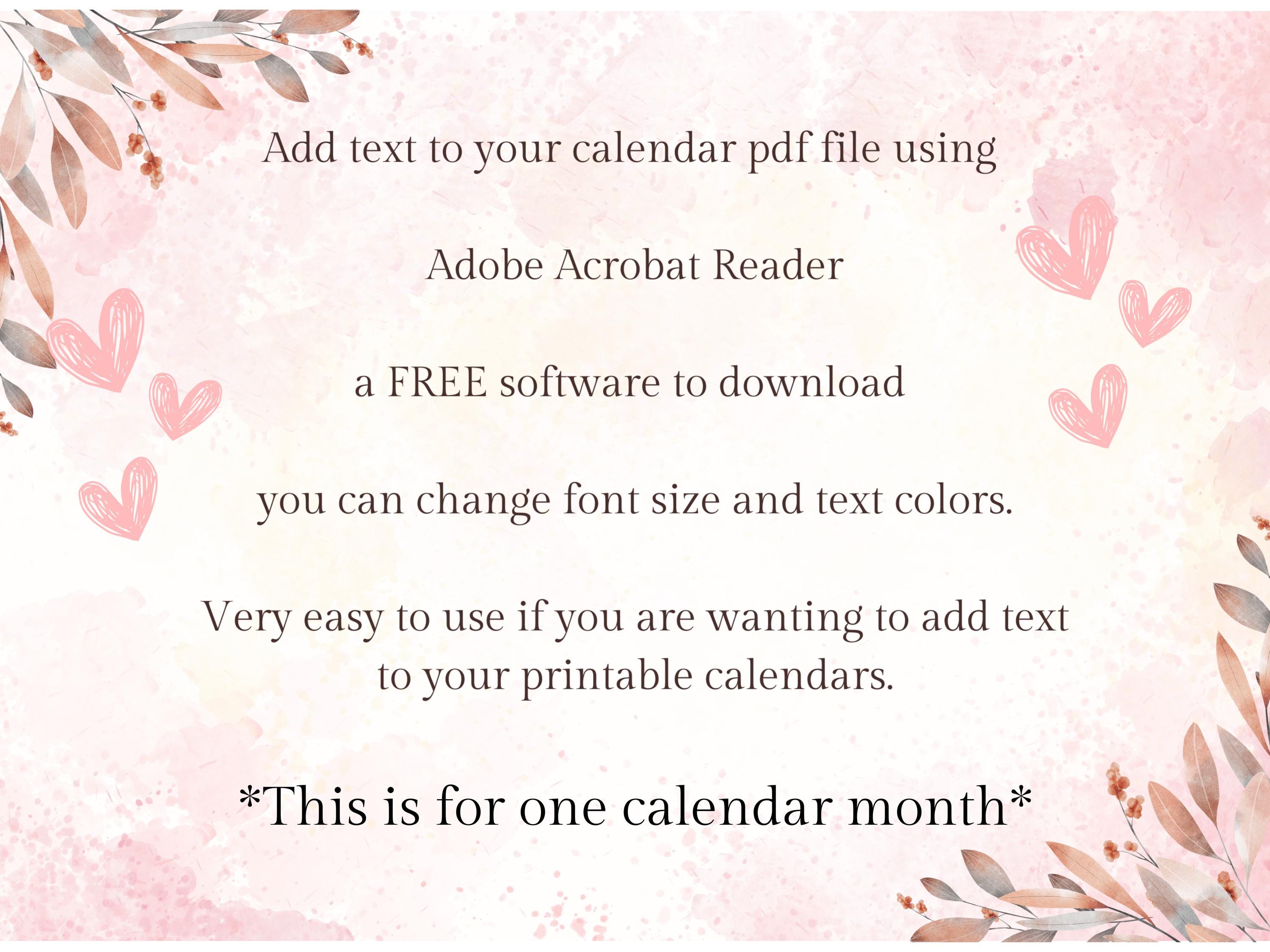 Editable March 2026 Calendar, Colorful Printable Calendar W/ Spring ...
