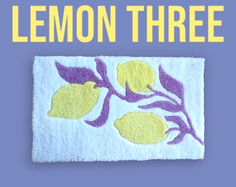 Lemon Three carpet - hand tufted