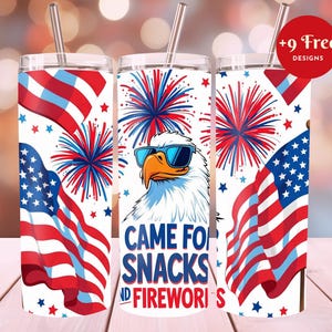 Sarcastic 4th of July 20 oz Skinny Tumbler,Sublimation Design,Patriotic Tumbler Template Design, Eagle Tumbler Wrap, Instant Download,PNG