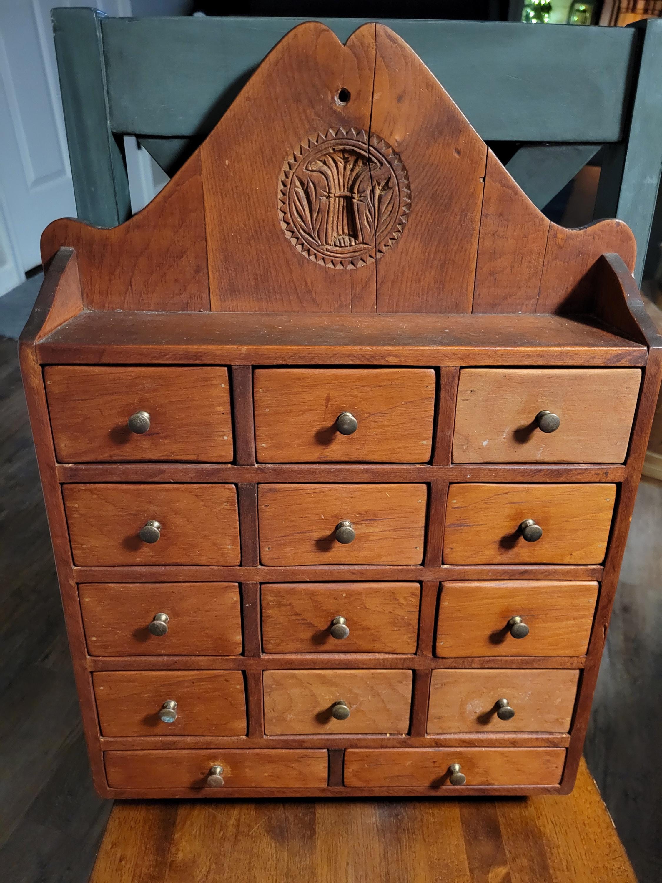 Vintage Antique Spice Box - Etsy