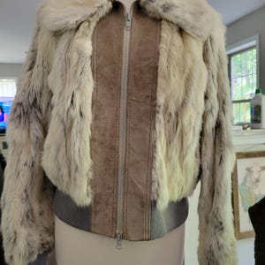 Natural Rabbit Fur Coat