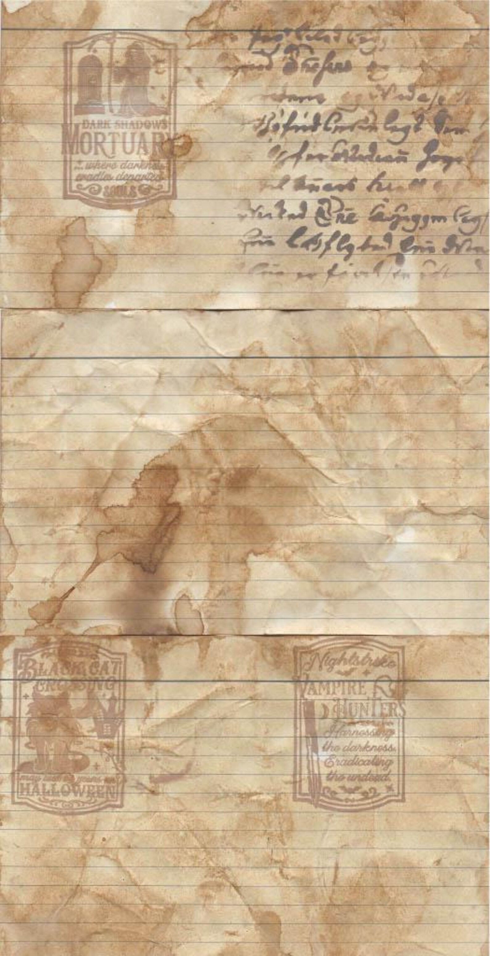 Vintage Gothic Printable Journal Papers - Etsy