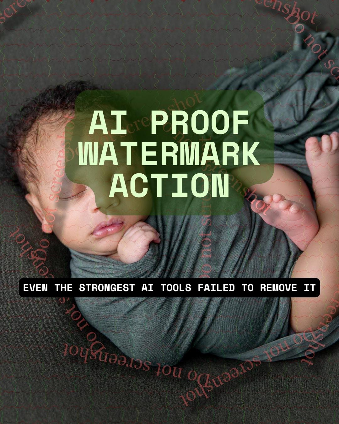 Scan Proof Watermark AI Proof Watermark Action for PS, Watermark for Photographers ...