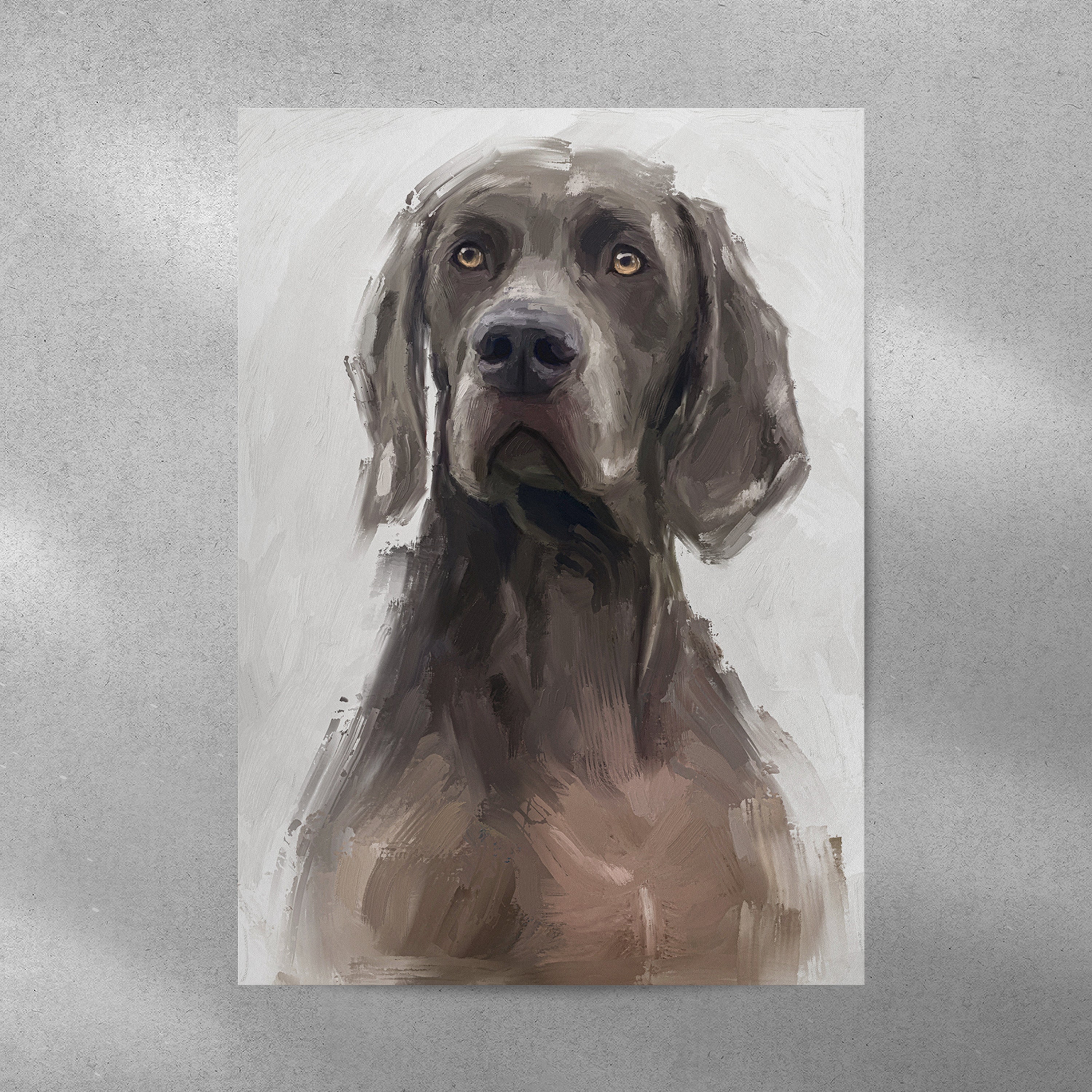 Personalized Pet Portrait | Custom Dog or Cat Oil Painting (digital) - Etsy