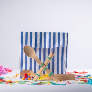 5 x Wooden Catapult Activity Kits: STEM Kids Science Experiment, Party Bag Fillers Favours