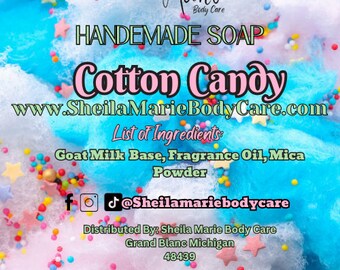 Cotton Candy Duftende Ziegenmilch