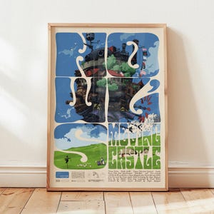 Howl's Moving Castle. Studio Ghibli. Film poster. Hayao Miyazaki. image 3