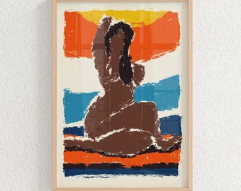 Gomukhasana - Yoga Print