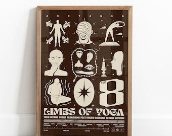Ashtanga - Eight Limbs of Yoga - Print