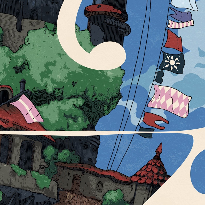 Howl's Moving Castle poster / Studio Ghibli Film poster / Hayao Miyazaki poster / howl's moving castle poster gift/ alternative film poster howl's / howl's poster / film poster gift / movie print gift / studio ghibli poster gift / studio ghibli art