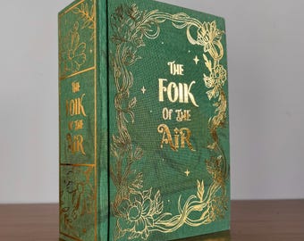 Libro recopilatorio de Folk of the Air, Holly Black, ediciones especiales, hecho a mano, encuadernación personalizada