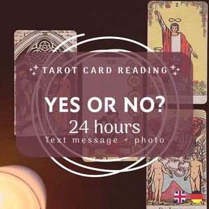 ¿Sí o no? Lectura de cartas del tarot: 1 pregunta – respuesta rápida y lectura personal de cartas para mayor claridad y decisión a partir de las cartas del tarot.