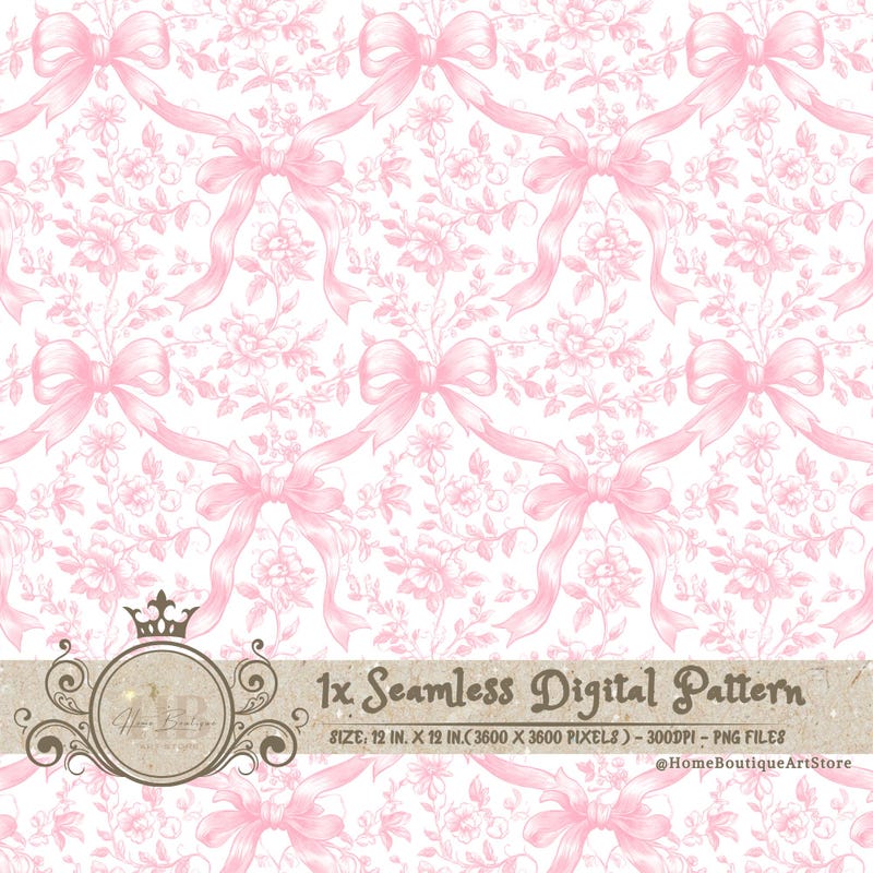Pink Ribbon Bow Wallpaper - Etsy