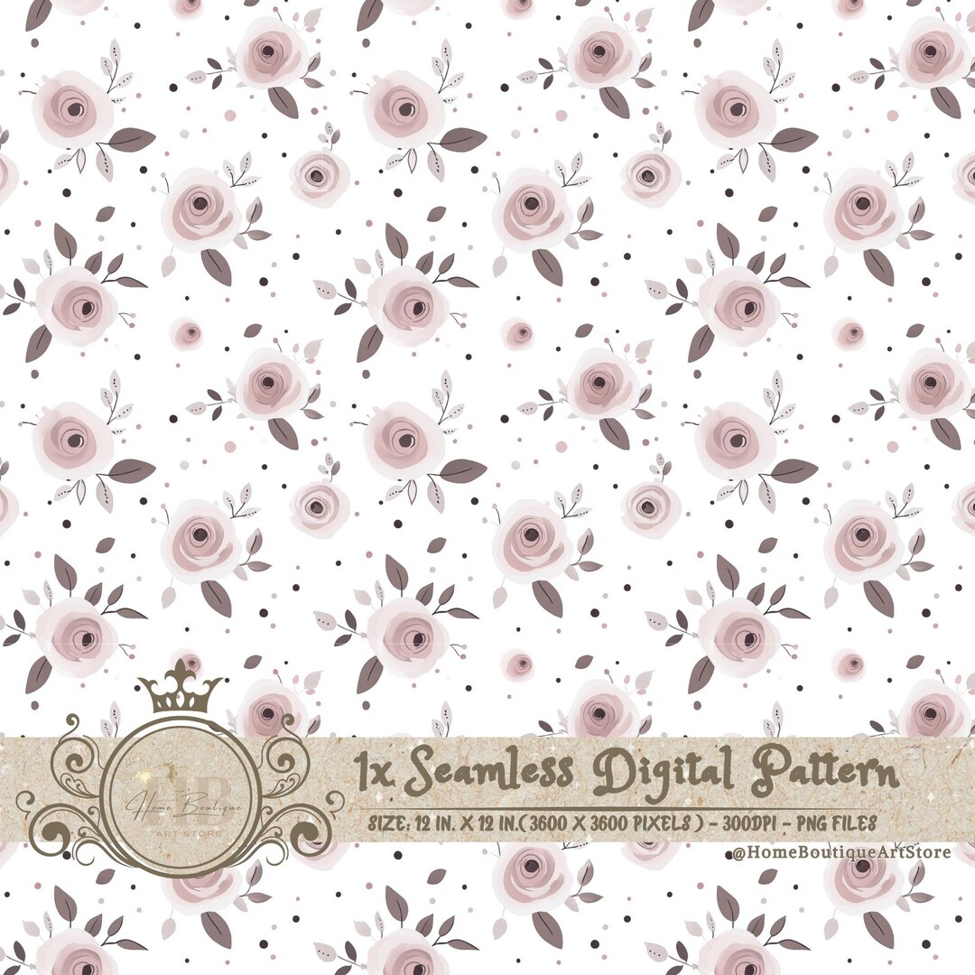 Abstract Roses Seamless Pattern Roses Watercolor Digital Paper Roses ...