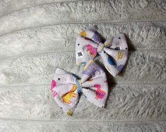 Dinosaur Piggy Bows