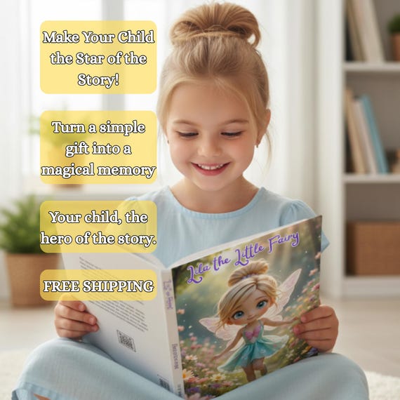 Personalized Kids Storybook: Custom Name & Character 32 pages book